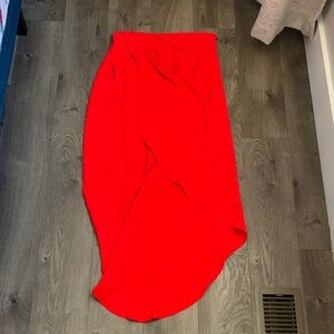 Superdown Vibrant Red High-Love Skirt